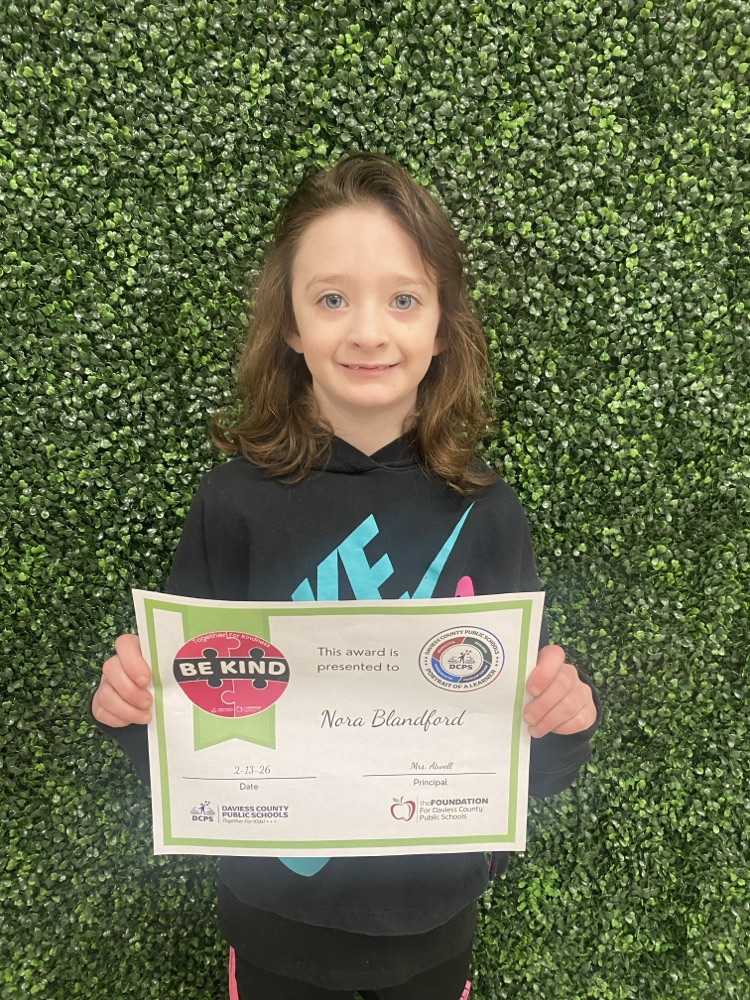  Be Kind Student of the Week 