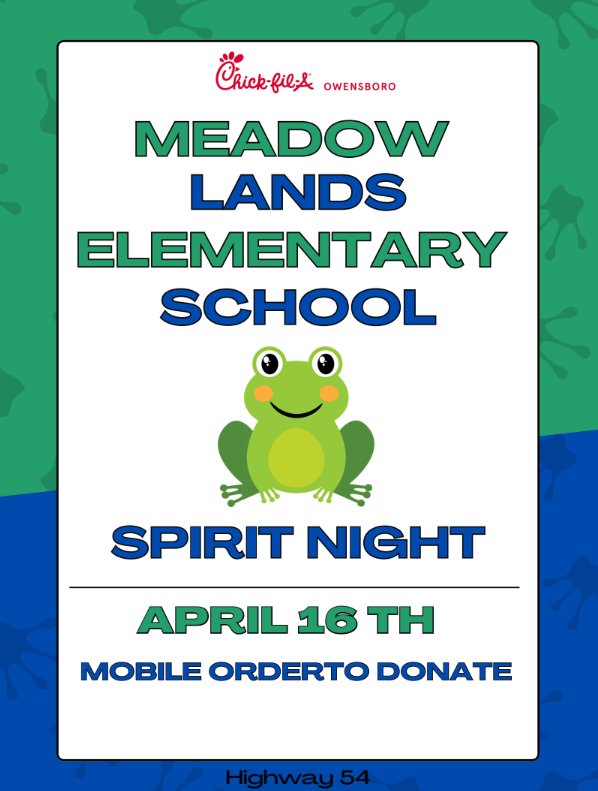 Meadow Lands Dining Out Night at Chick-Fil-A