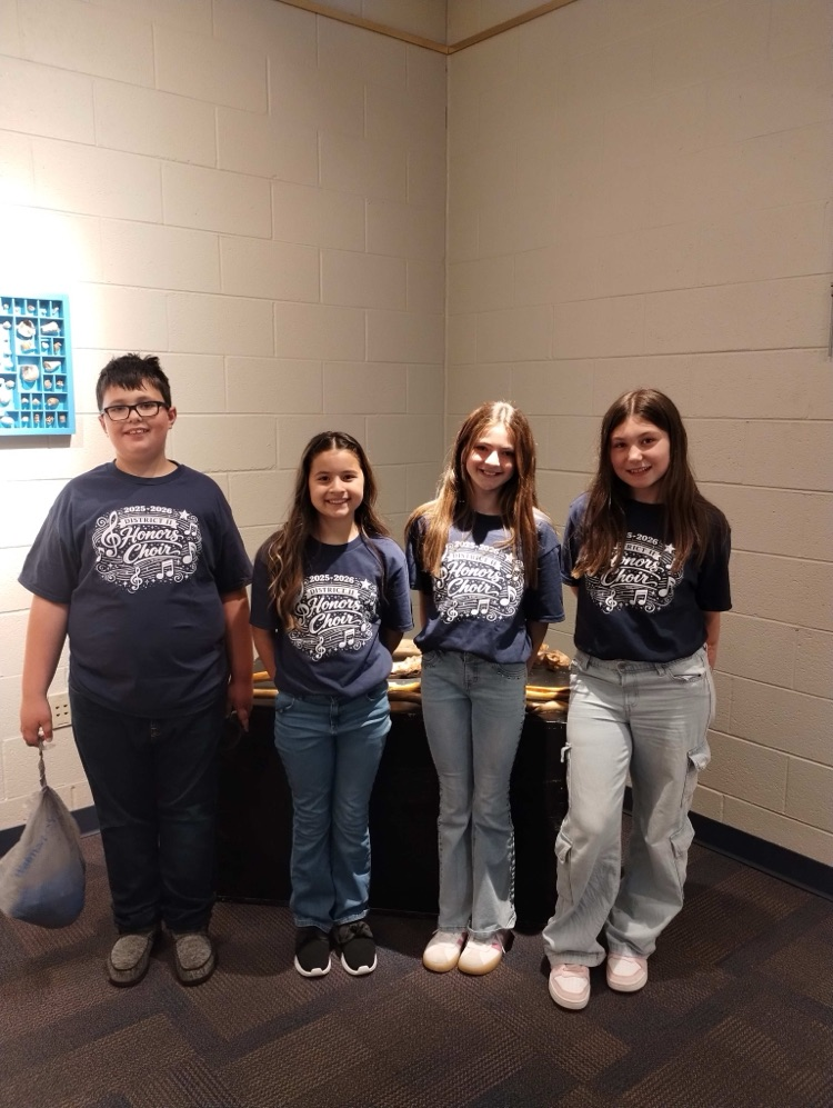 district 2 honor’s choir students