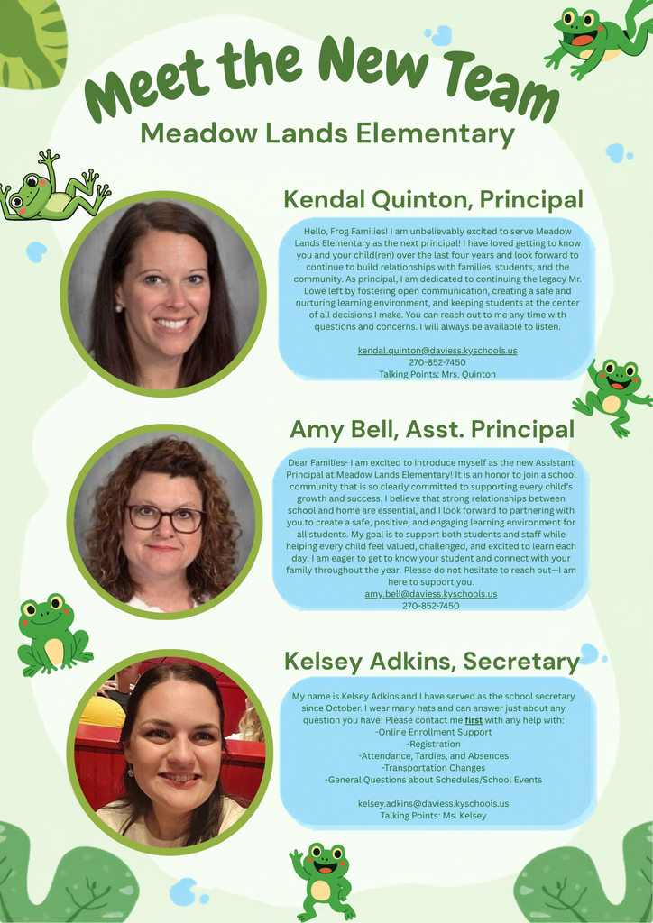 Meet the New Team Members Principals and Secretary Event