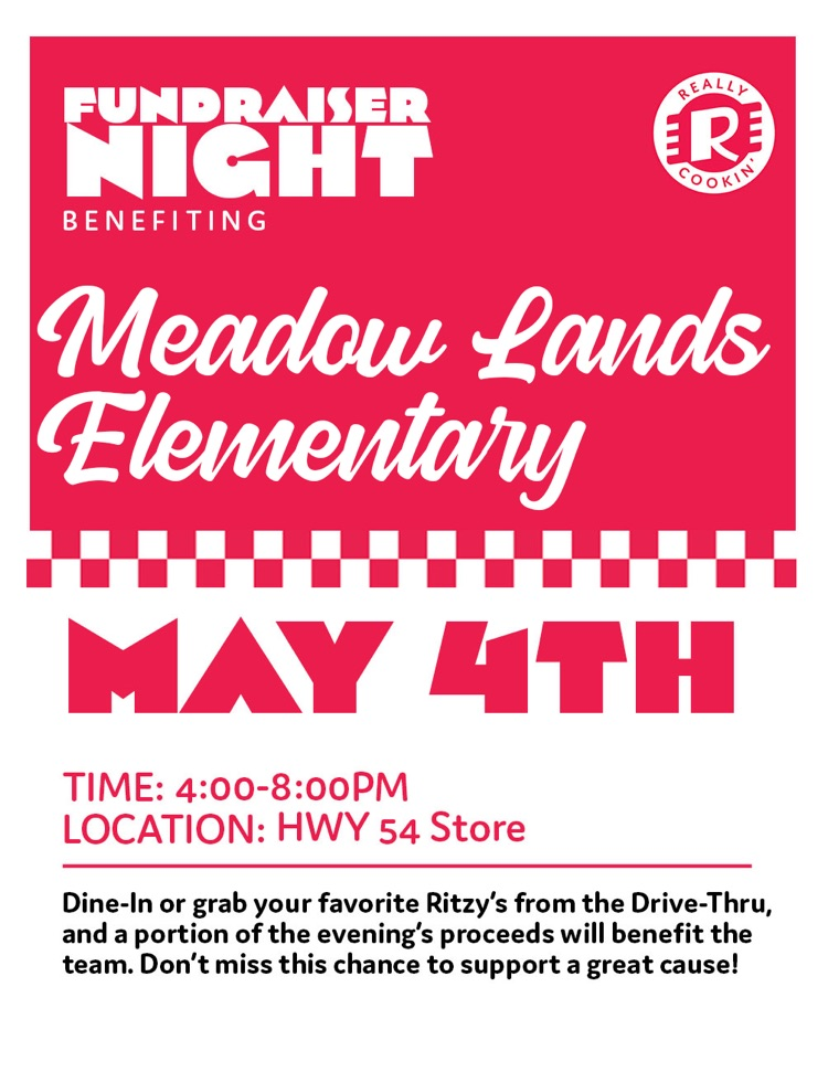 ritzy’s dining out night flyer