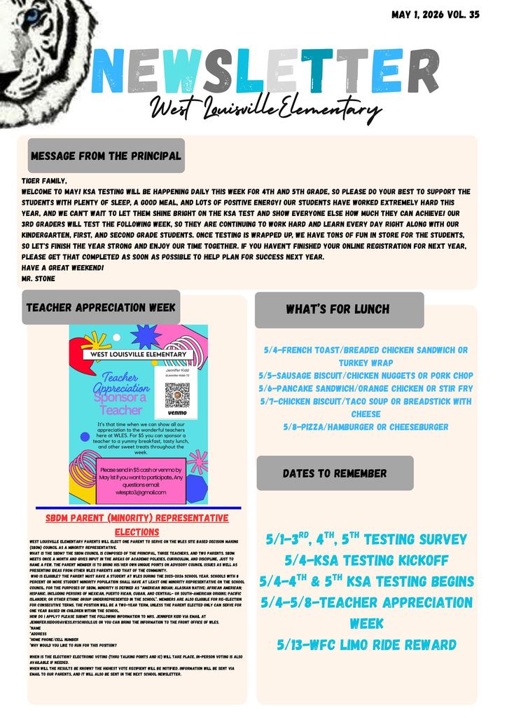 Newsletter 5.01.26