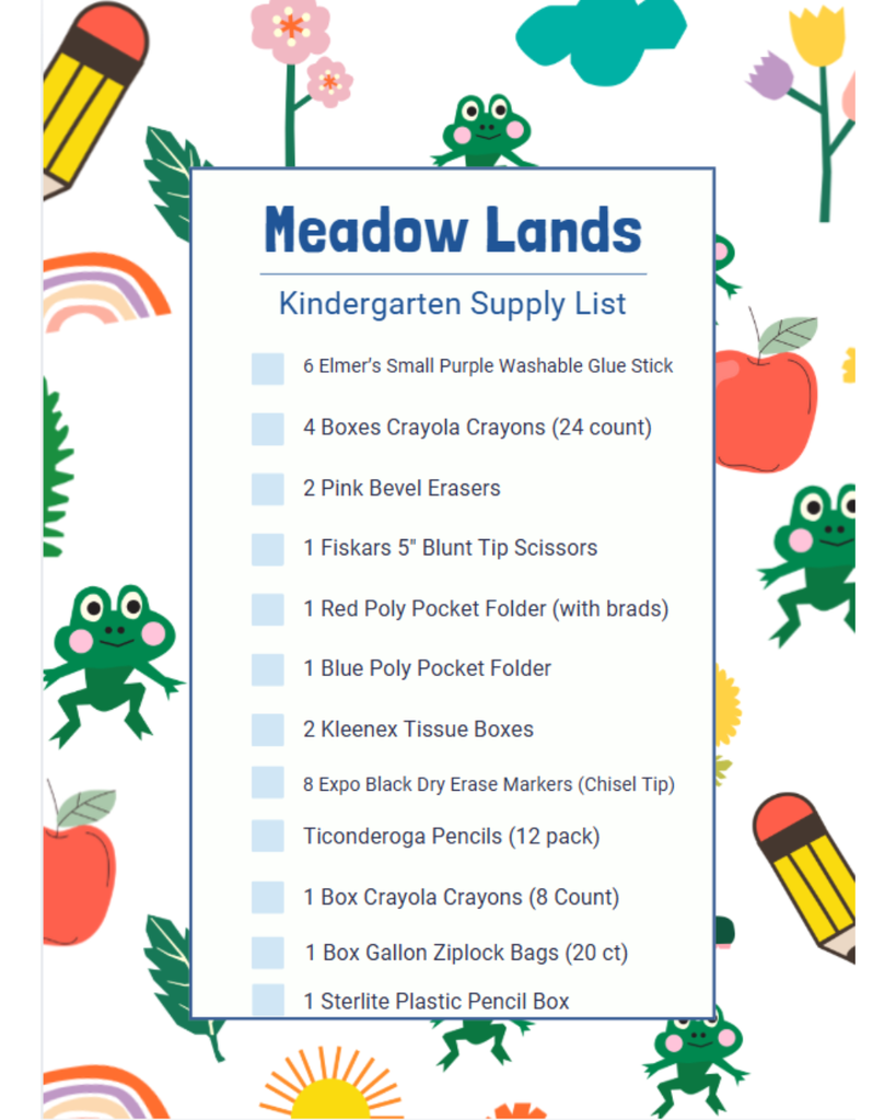 K Supply List