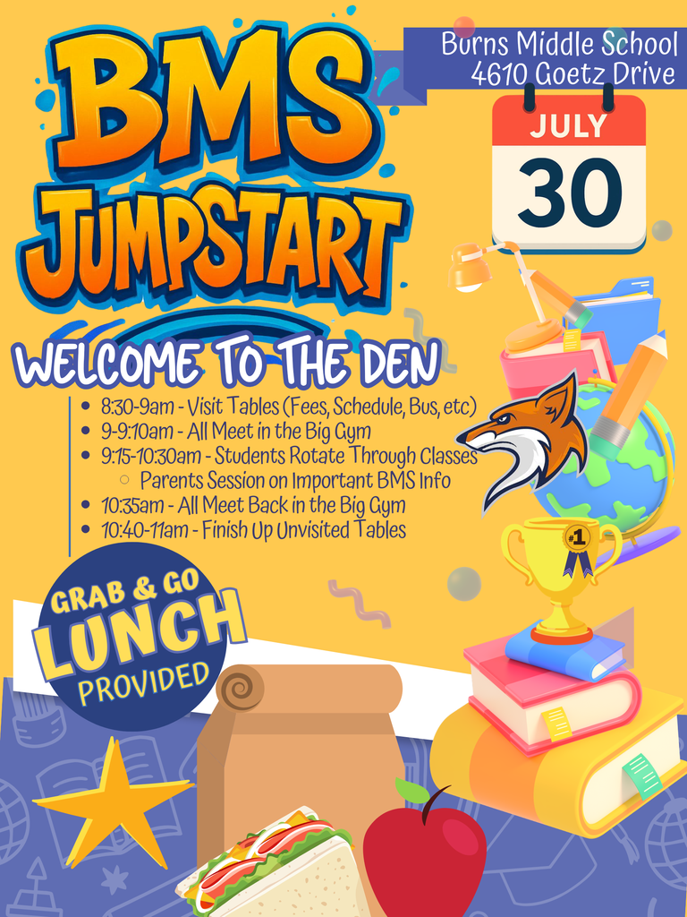 JumpStart for 6th Grade - 8:30-11 am