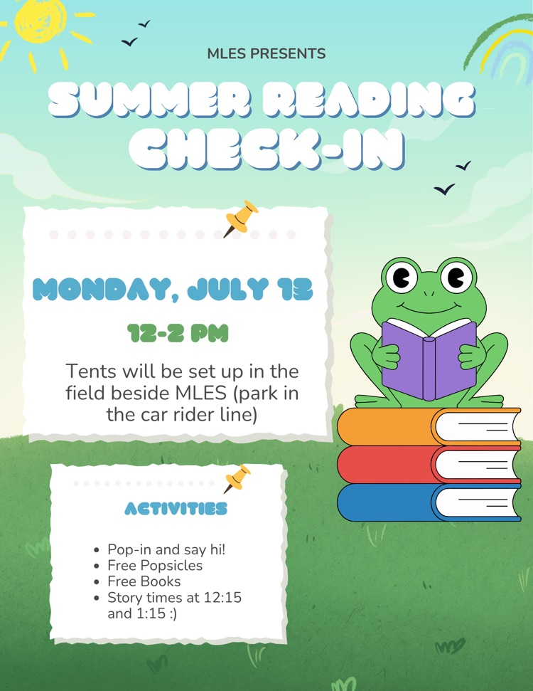 summer reading pop in event