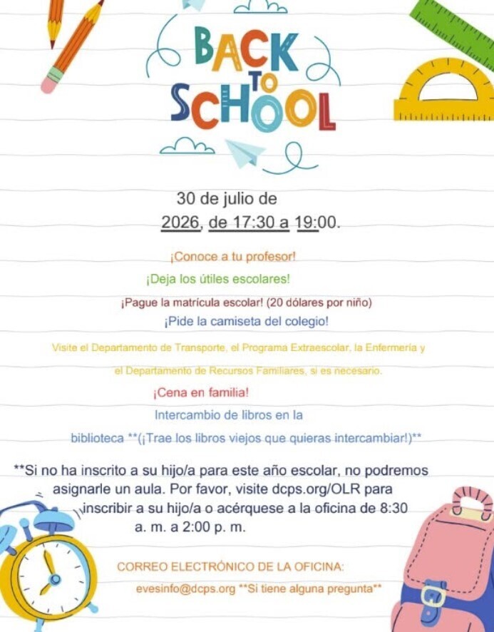 Back to School (spanish)