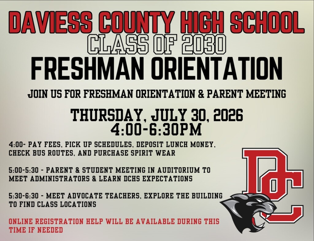 Freshmen Orientation Info