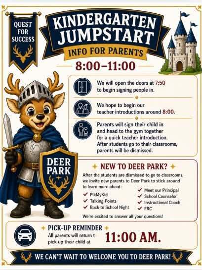 image is of Ranger with the info for Kindergarten Jumpstart