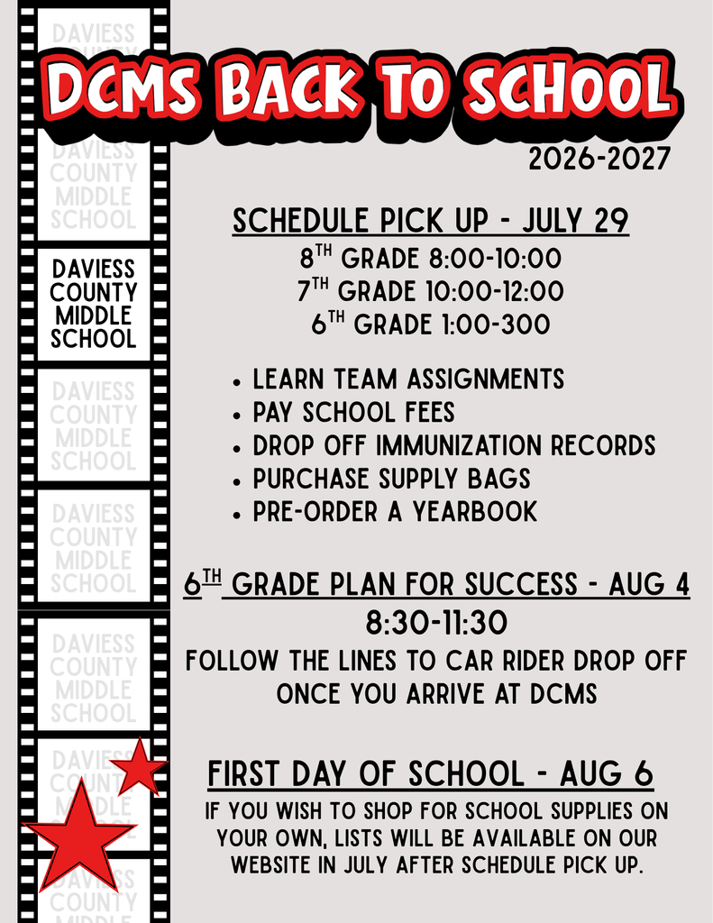 Back to School Info