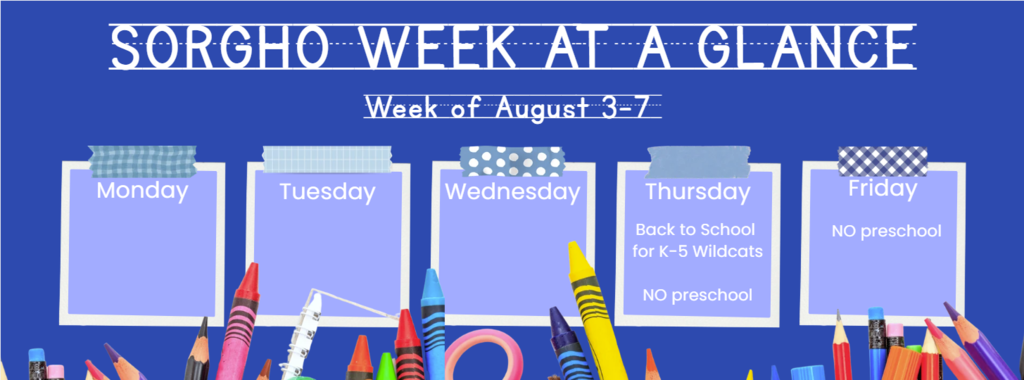 August 3-7
