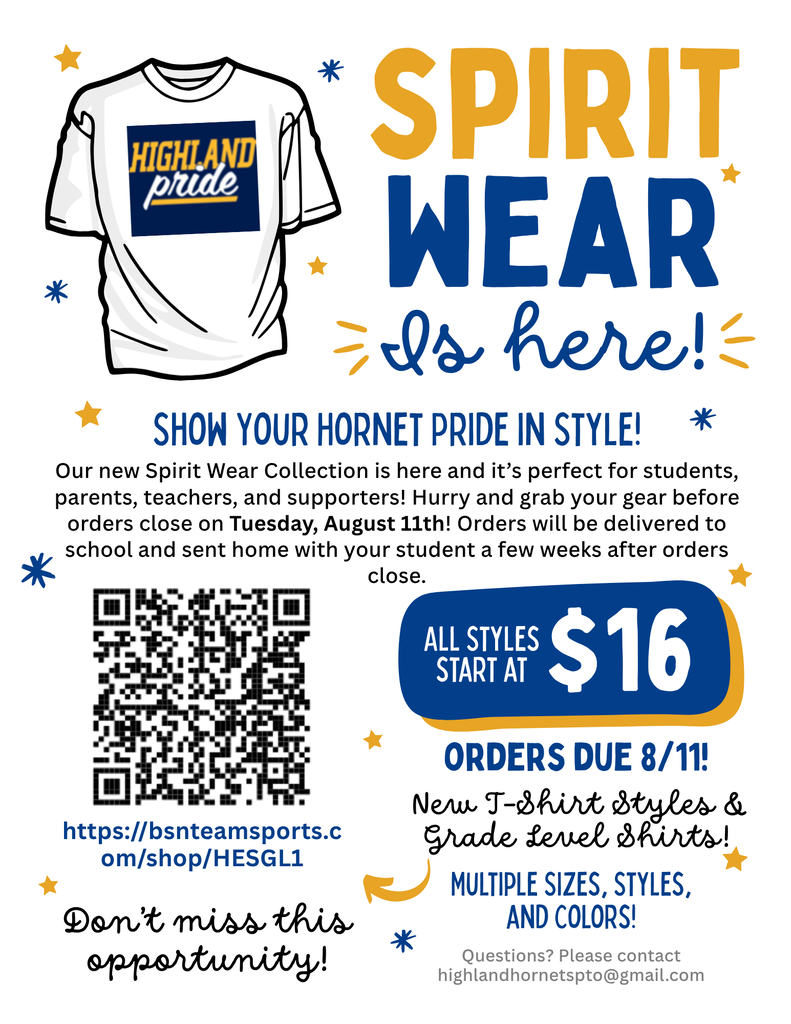 HES Spirit Wear