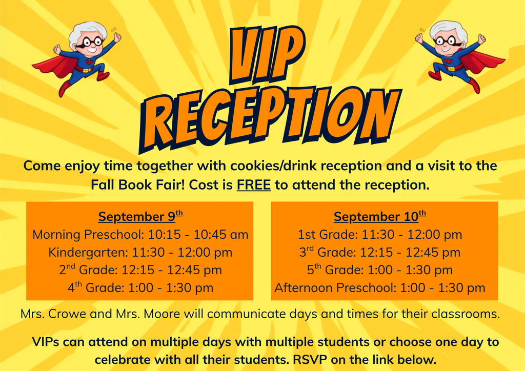 VIP Reception Flyer