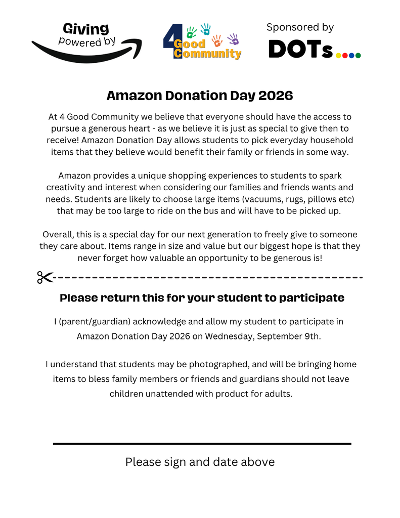Amazon Gives Back Day!