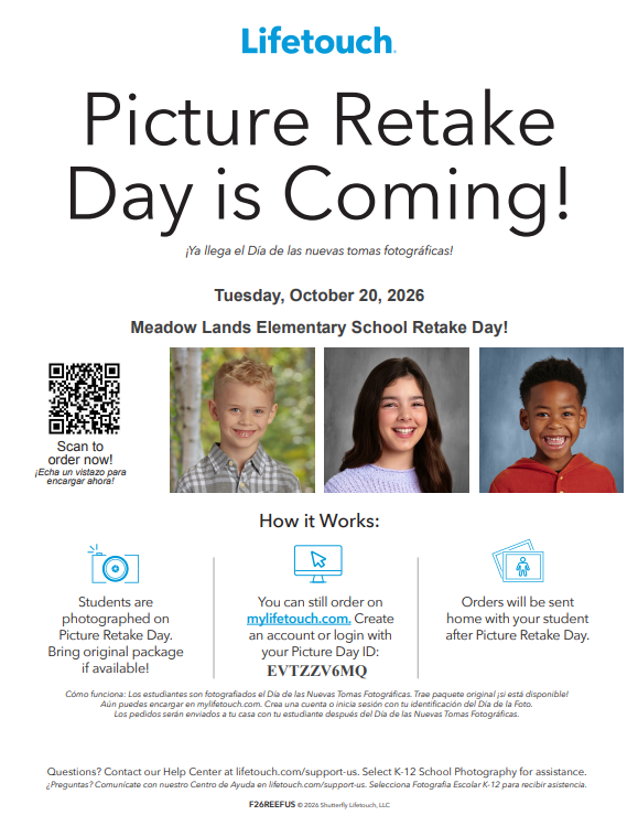 Picture Retake Day Flyer