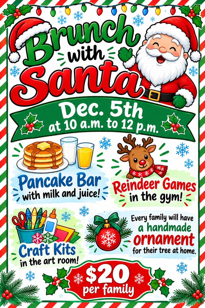 brunch with Santa flyer