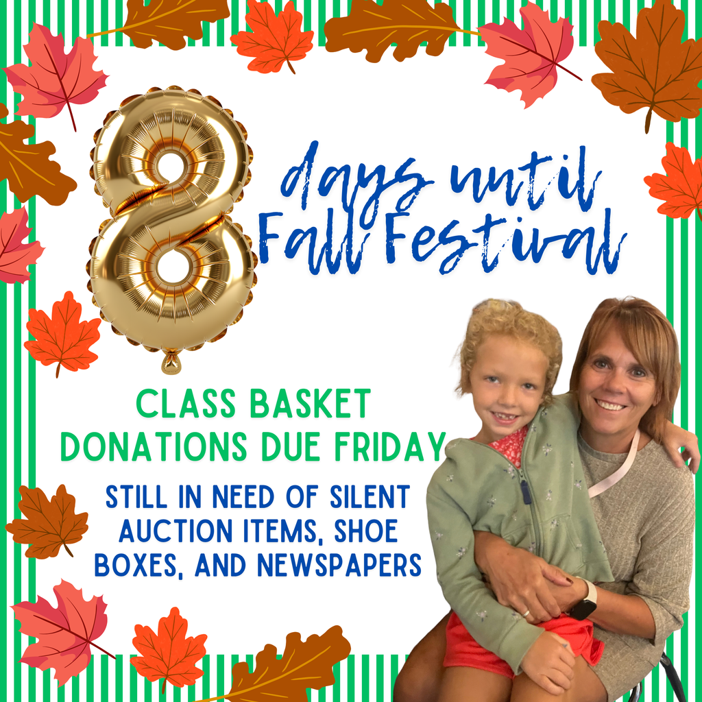 8 days until Fall Fest