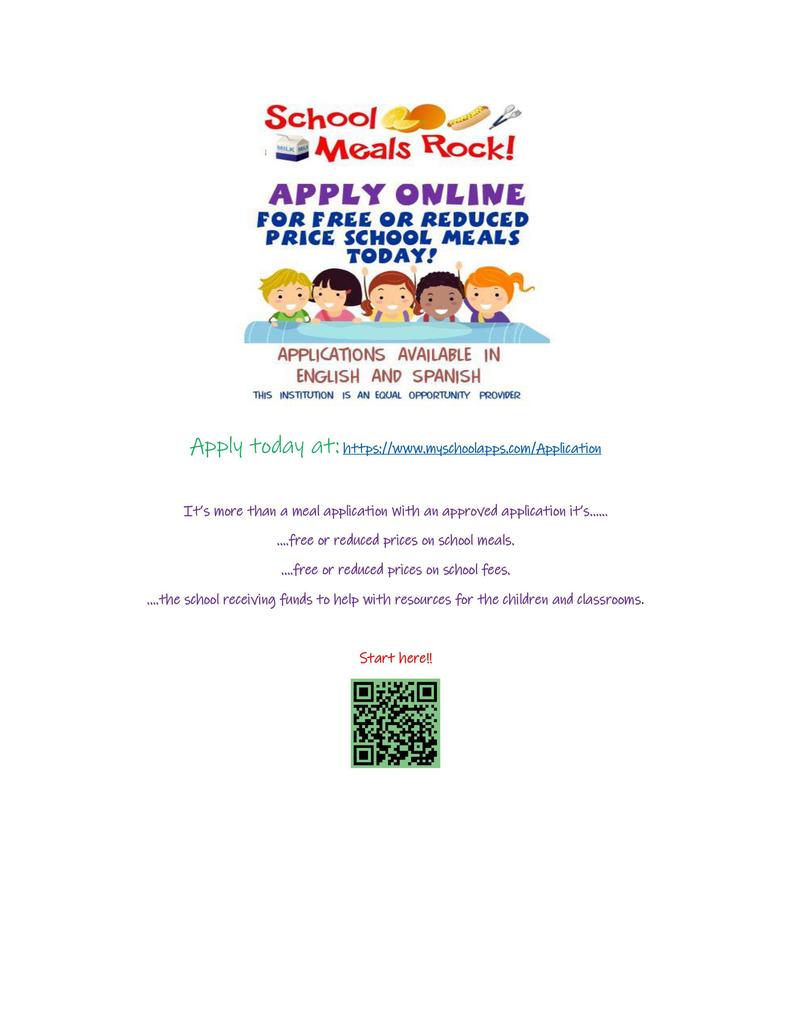 Free and reduced application