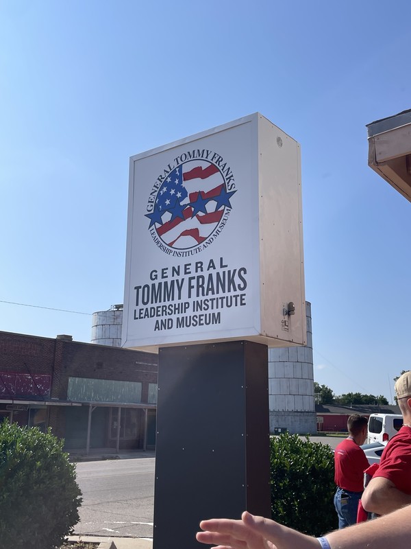 General Tommy Franks Sign