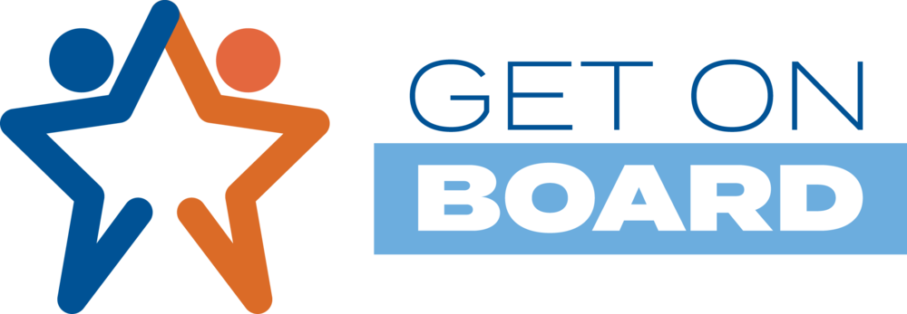 School Board Election Get on Board Logo