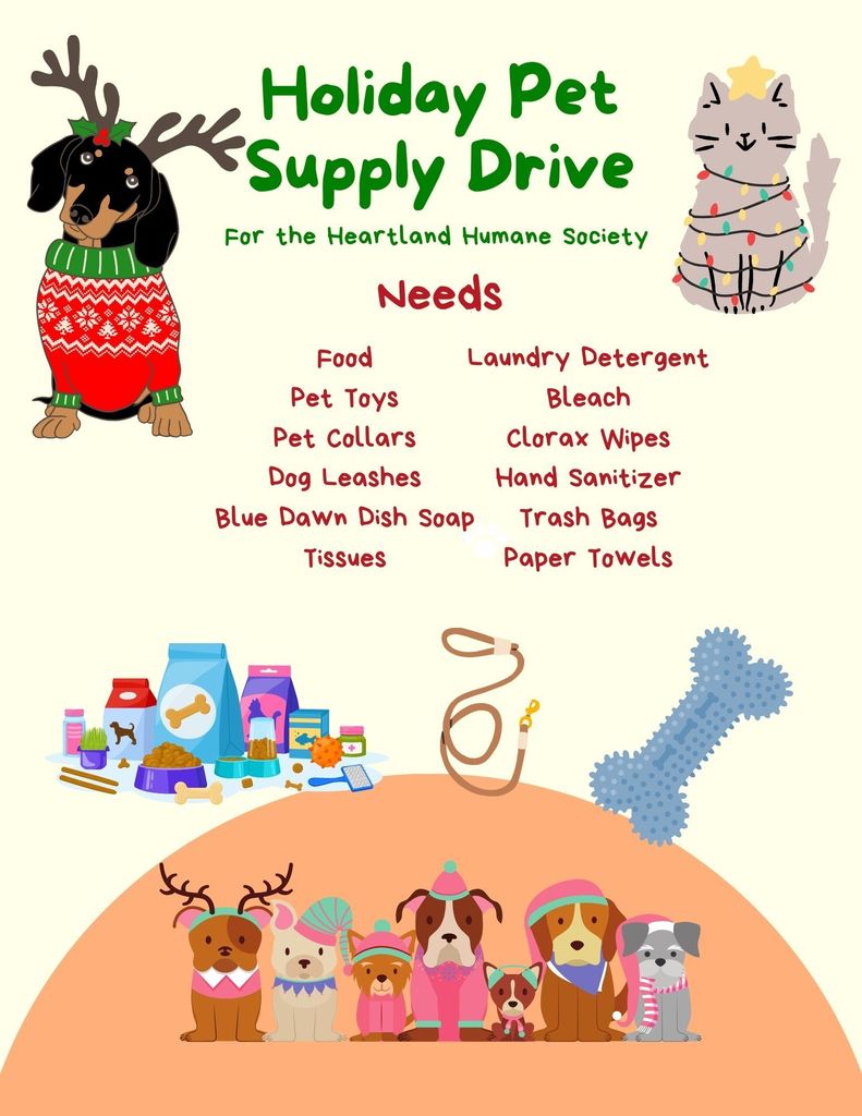 Holiday Pet Supply Drive