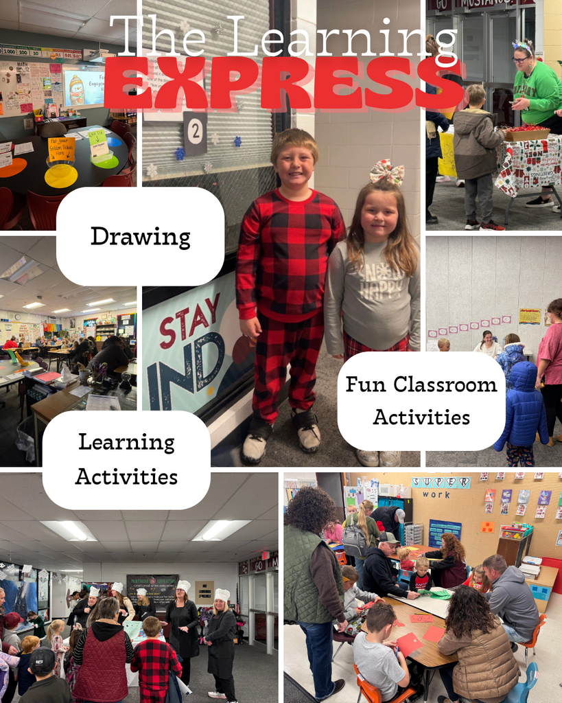 Photo recap of the DC Elem family night, crafting, sharing with parents and more