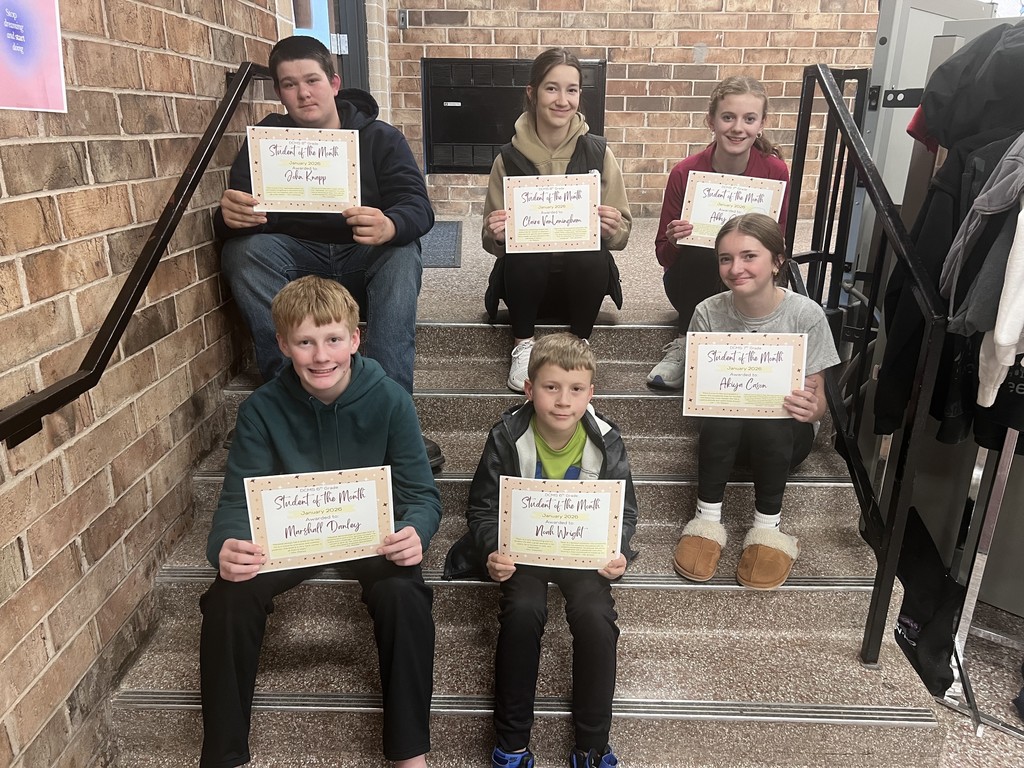 Not pictured 5th grade winners: Ty Glosser & Henry Glosser 