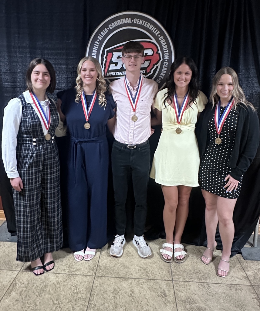 SCC Top 5% students from DCHS. Mary, Lydia, Camron, Halle, Hayden