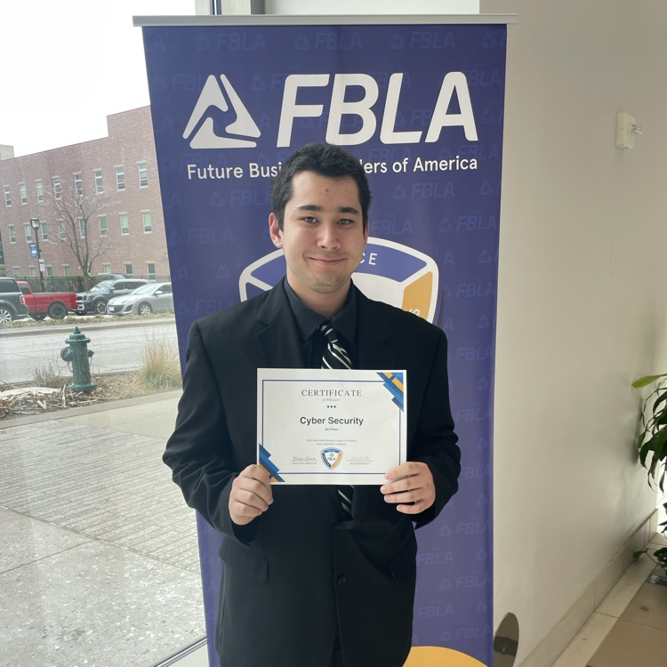 Zachary Mason with his 9th place certificate!