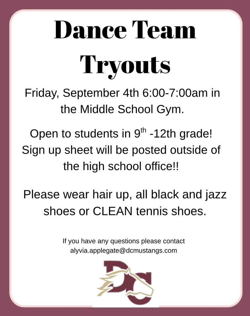 DCDT Dance Tryouts
