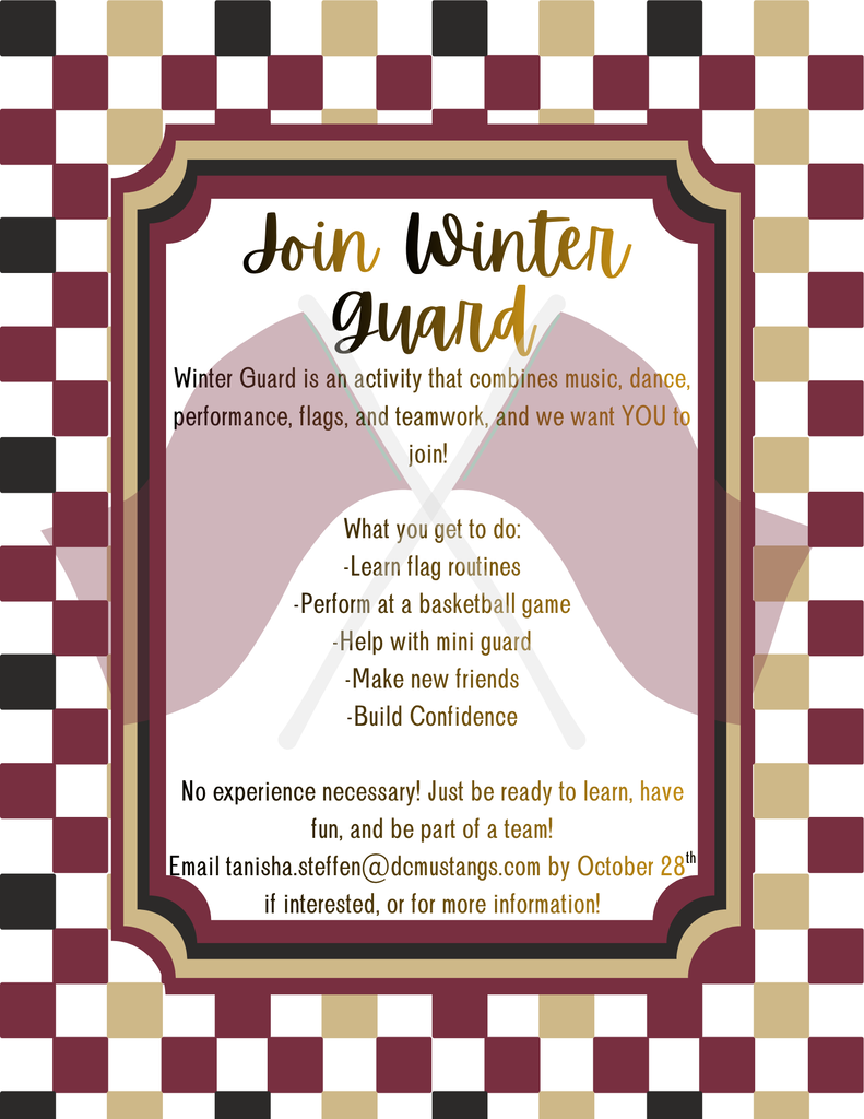 DCHS Winter Color Guard