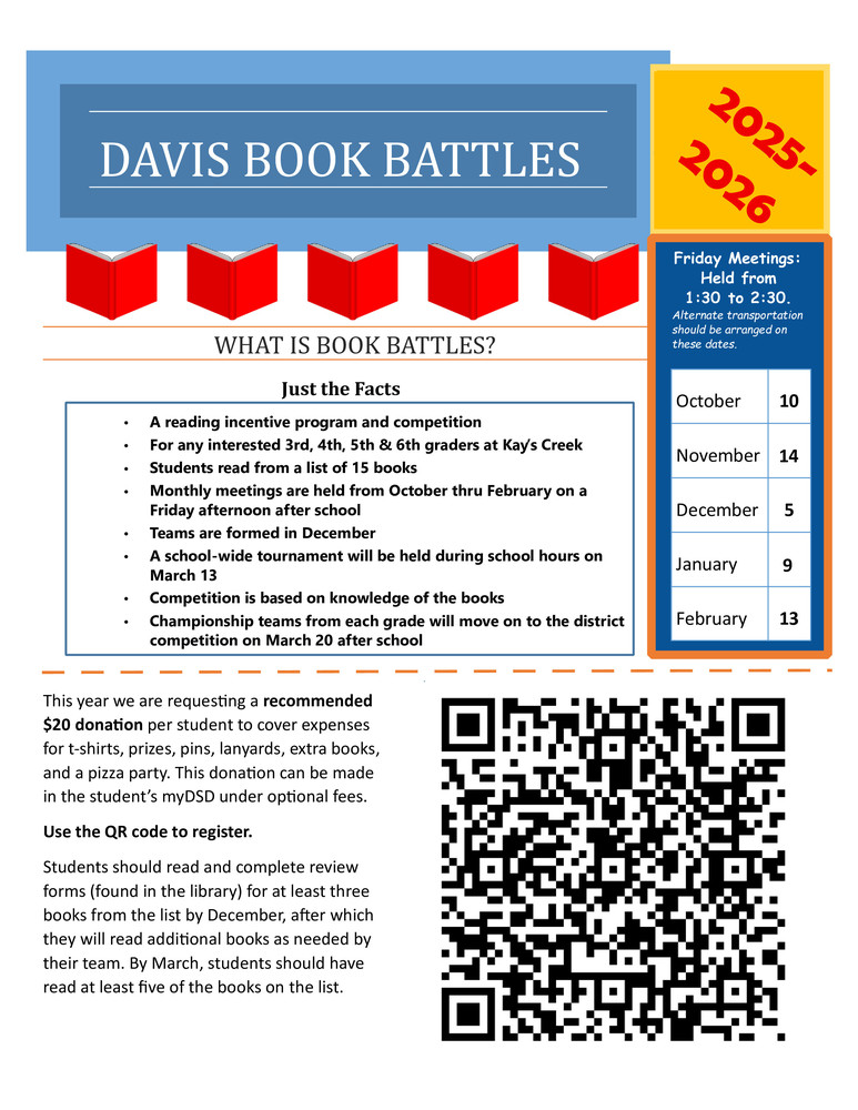 book battles informational graphic