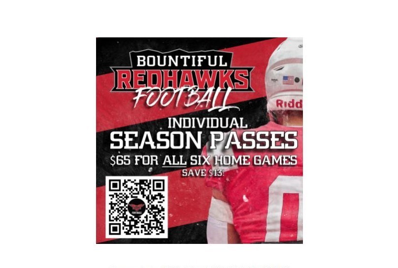 Bountiful Redhawks Football Individual Season Passes , $65 For All Six Home Games, Save $13.