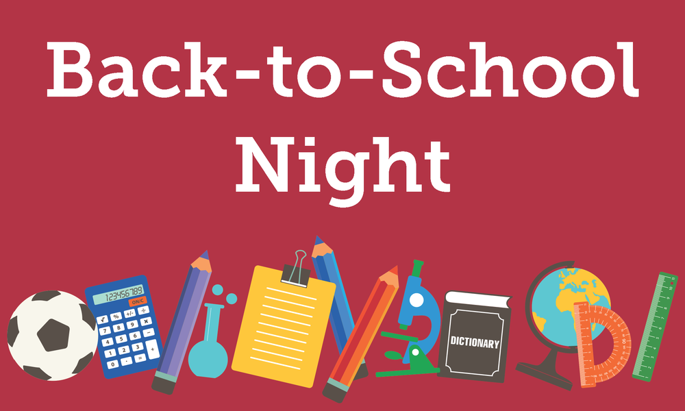 Back to School, August 14th 4:30-5:30PM