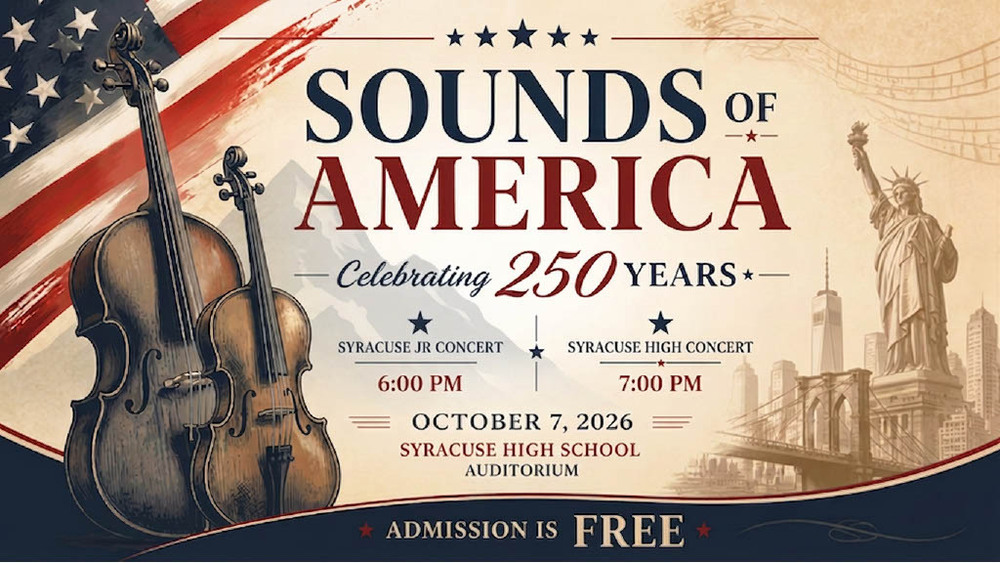 Syracuse High School Orchestra Concert, October 7 in the Auditorium