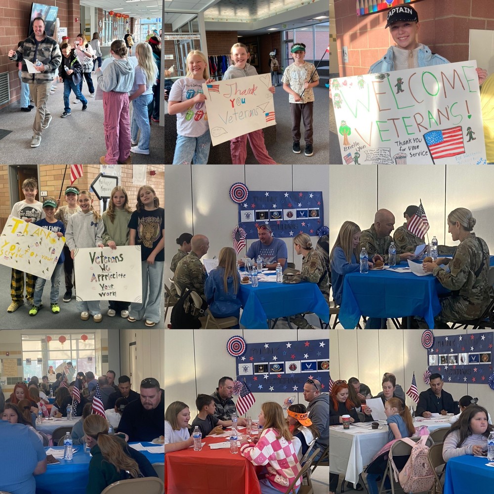 Veteran's Day Muffins and Memories celebration