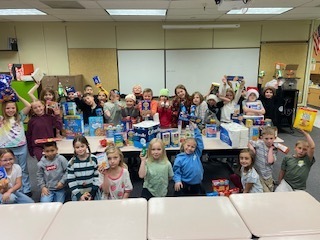 Mrs. Brown's Class 2nd Grade Food Drive