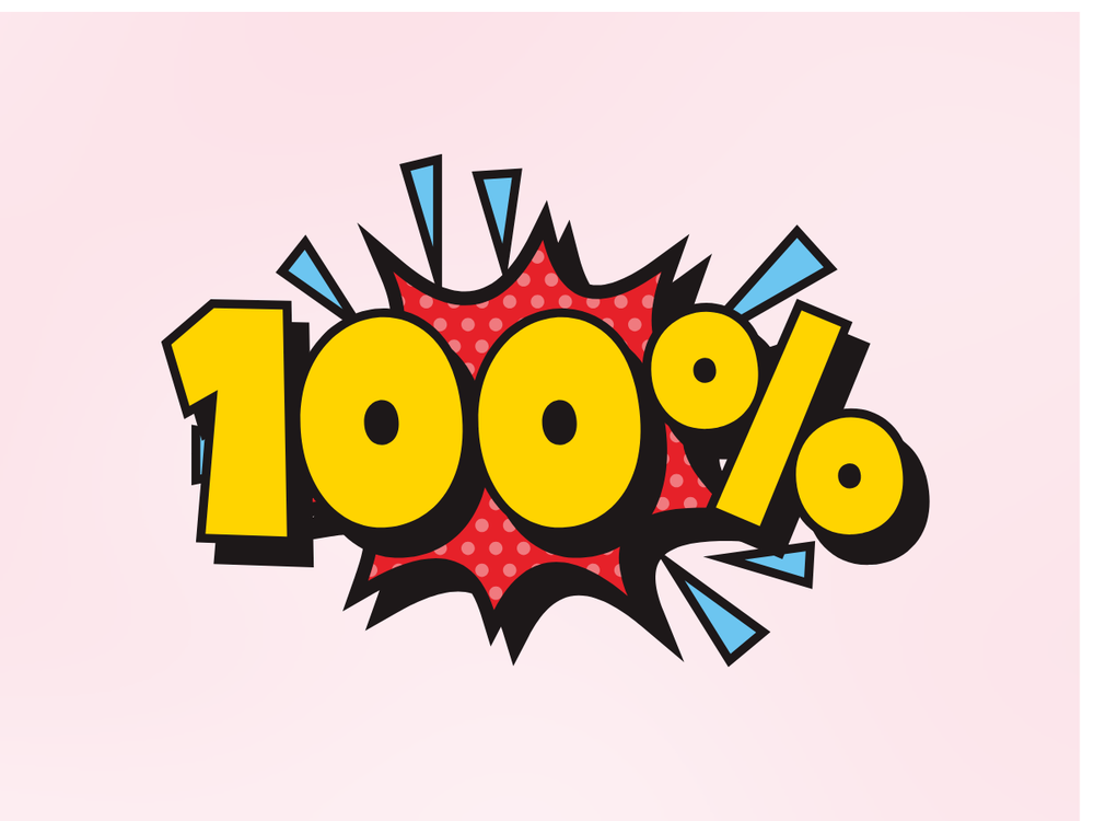 100%
