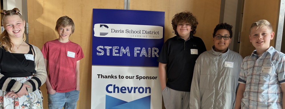 District science fair contestants from Meadowbrook