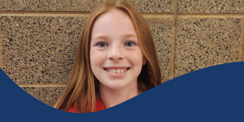 photo of student smiling