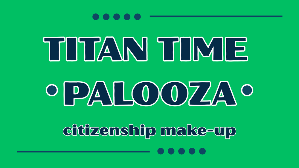 Citizenship make-up with Titan Time Palooza