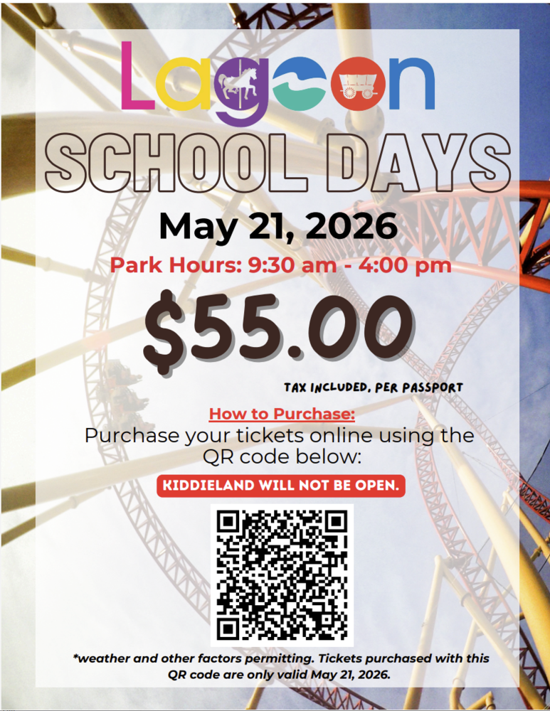 9th Grade Lagoon Day Information