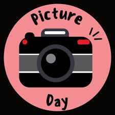 Camera with the words "picture day" above it,