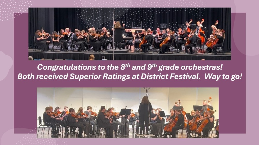 Orchestra on a stage