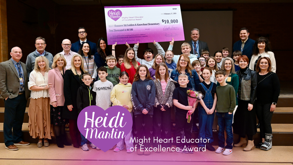 Heidi Martin Might Heart Educator of Excellence Award