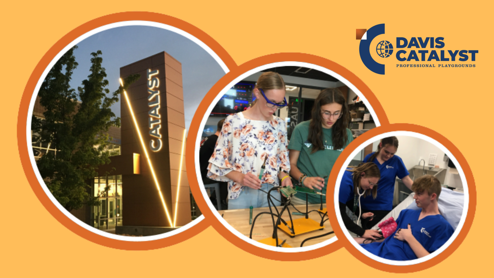 students practicing CTE courses