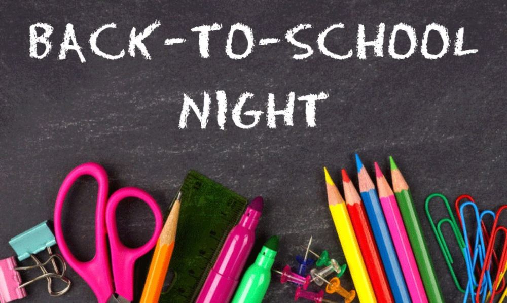 Back-to-school night and school supplies