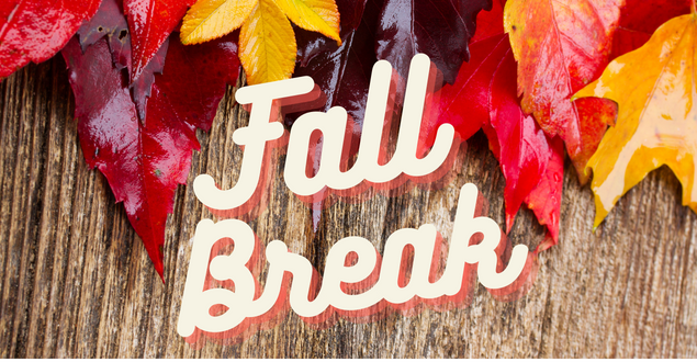 Fall Break graphic