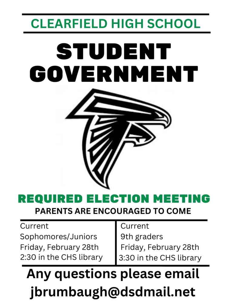 Student Gov Info Meeting