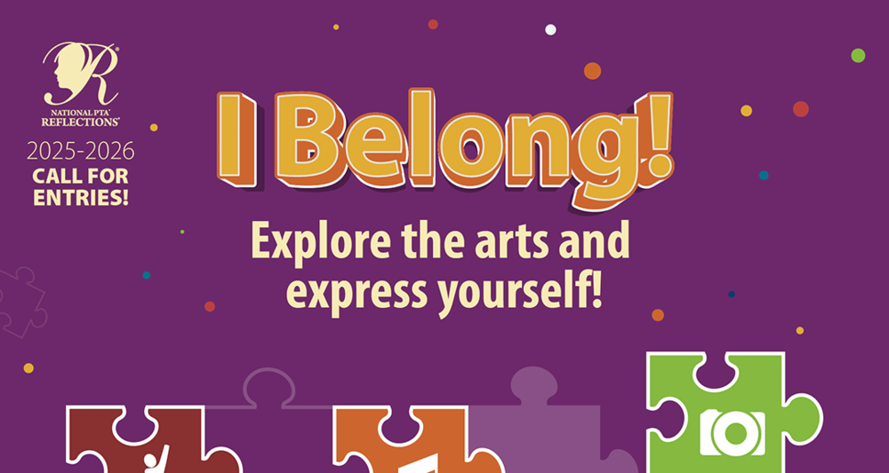 I Belong! Explore the arts and express yourself!  Learn more and get involved! www.utahpta/ref