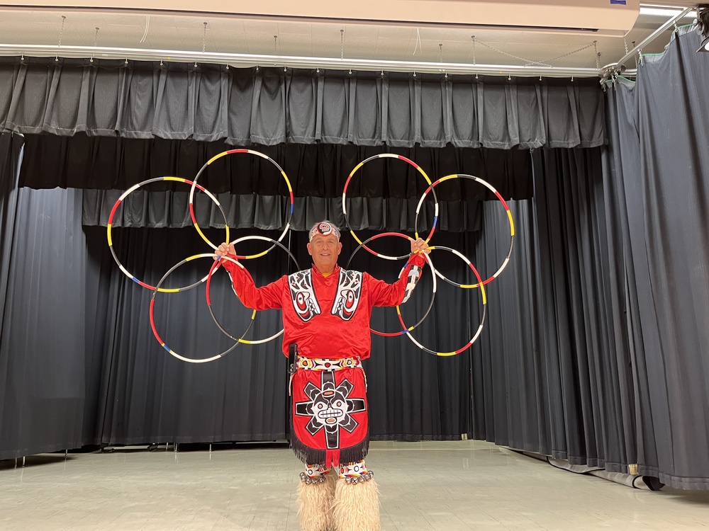 Native American Hoop Dancer Terry Goudel